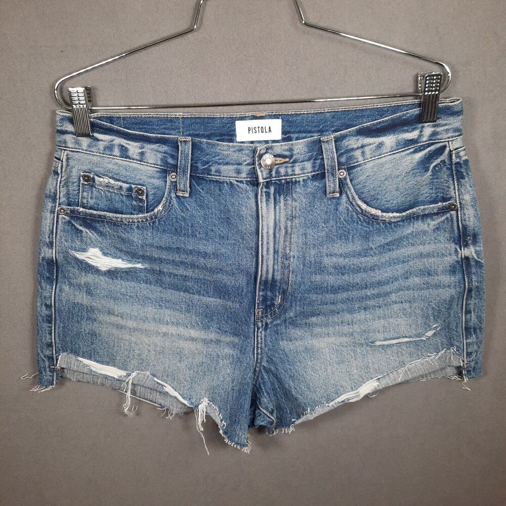 Pistola Relaxed High Rise Cuffed Kylee Shorts Womens Size 29